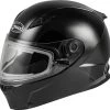 GMAX FF-49S Helmet W/Electric Shield