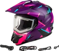 GMAX GM-11S Ripcord Helmet W/Electric Shield