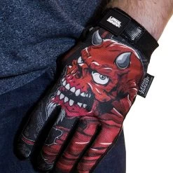 LETHAL THREAT Good N Evil Skulls Gloves -Motorcycle Equipment Shop good n evil skulls gloves 2 29919.1688163470