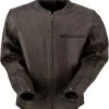 Z1R Munition Perforated Leather Jacket
