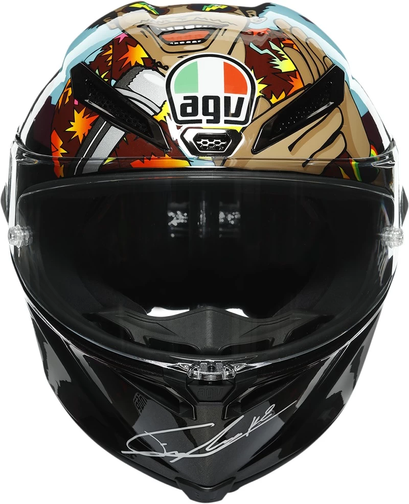 AGV Pista GP RR Limited Edition Morbidelli Misano 2020 Helmet - Image 3