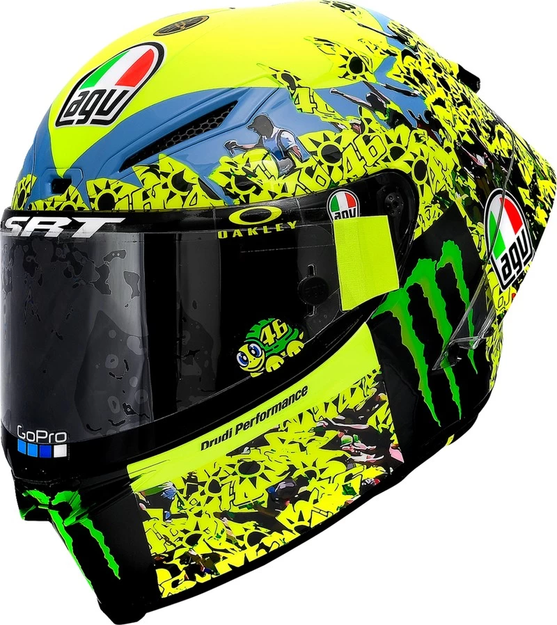 AGV Pista GP RR Limited Edition Rossi Misano 2 2021 Helmet - Image 5