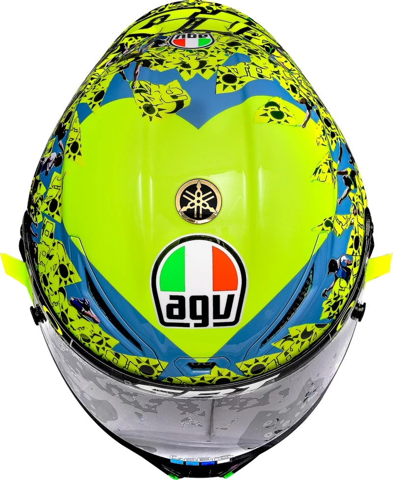 AGV Pista GP RR Limited Edition Rossi Misano 2 2021 Helmet - Image 7