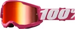 100% Strata 2 Goggles Mirrored Lens -Motorcycle Equipment Shop strata 2 goggles mirrored lens 9 76307.1688171634