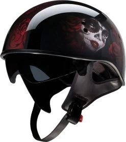 Z1R Vagrant Red Catrina Helmet