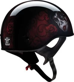 Z1R Vagrant Red Catrina Helmet -Motorcycle Equipment Shop vagrant red catrina helmet 2 56781.1688160166