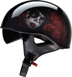 Z1R Vagrant Red Catrina Helmet -Motorcycle Equipment Shop vagrant red catrina helmet 4 65478.1688160167